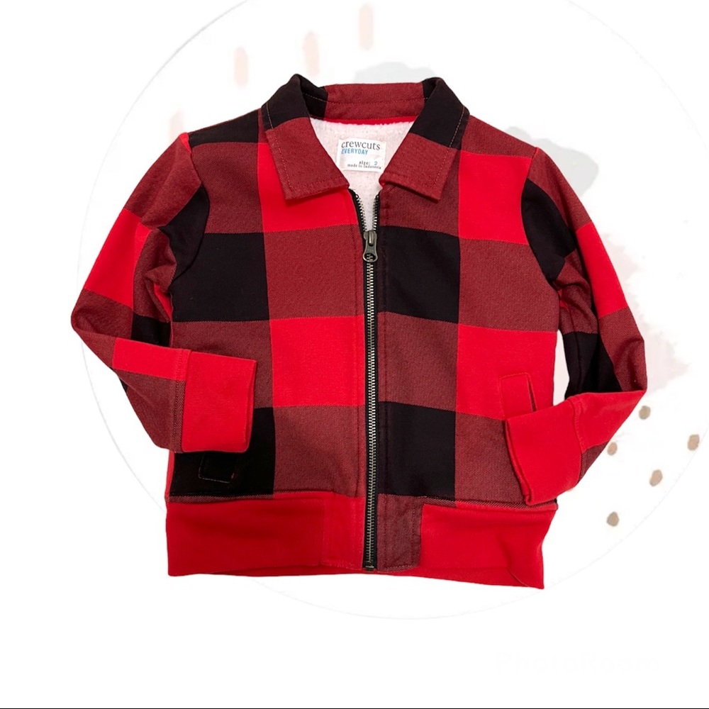Crewcuts Sherpa Lined Flannel Shirt Jacket
